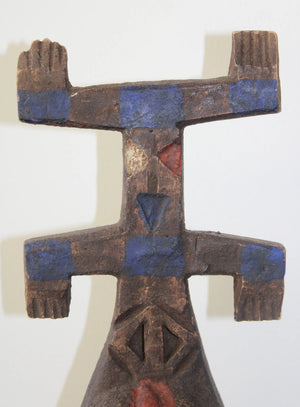 Dogon Figure with Kanaga Mask