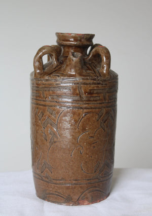 Glazed Ceramic Chinese Pitcher