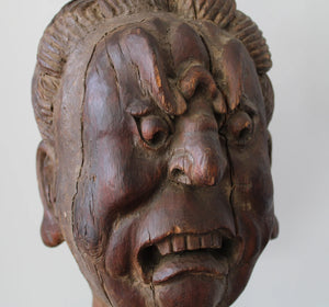 Cabeza de Lokapala de la Dinastía Tang