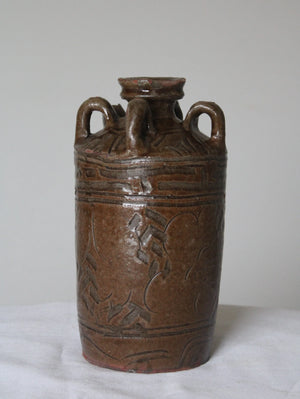 Glazed Ceramic Chinese Pitcher