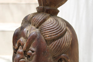Cabeza de Lokapala de la Dinastía Tang