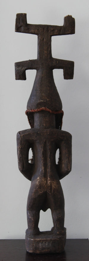 Dogon Figure with Kanaga Mask