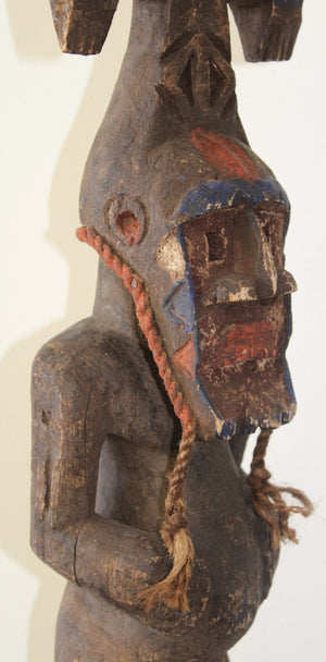 Dogon Figure with Kanaga Mask