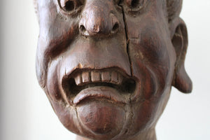 Cabeza de Lokapala de la Dinastía Tang