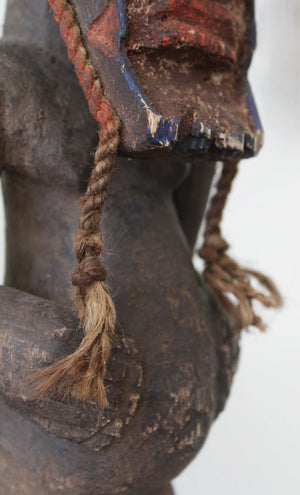 Dogon Figure with Kanaga Mask