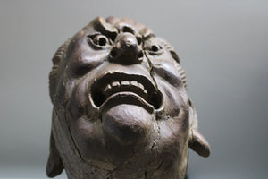 Cabeza de Lokapala de la Dinastía Tang