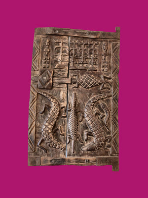 Dogon barn door